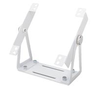 Zunate Fan Computer Radiator Holder, 120mm 140mm Desk Fan Stand Mount PC Computer Cooler Bracket 360 Degree Pivoting Mount with Multi Purpose Stand Wall Ceiling Installation (White)