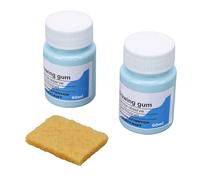 Zunate Fast Drying Art Masking Fluid 2Pcs 60mL Blue | Watercolor Resist Liquid with Eraser for Painting Paper