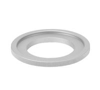 Zunate Filter Step Down Ring, 49mm Filter to 39mm Camera Stepping Down Lens Filters Adapter Silver Aluminum Alloy Ring Accessory