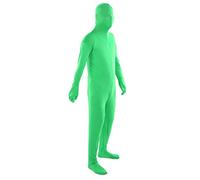 Zunate Green Screen Chromakey Bodysuit, Film Video Split Type Full Body Suit for Film Special Effects Post Production Shooting, Smart Stretch Design, Milk Silk Material, Washable(160cm)