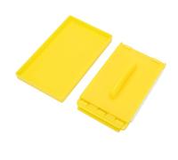 Zunate Guitar String Cleaner, 360 Degree Fretboard Scrubber for Acoustic Electric Guitar Maintenance, Yellow Cleaning Tool with Ergonomic Handle for Fretboard Care