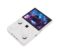 Zunate Handheld Game Console HD Screen WiFi Open Source Dual Joystick for Home and Travel ABS Black Portable Retro Video Game Console for System (128G)