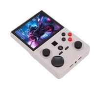 Zunate Handheld Game Console HD Screen WiFi Open Source Dual Joystick for Home and Travel ABS Black Portable Retro Video Game Console for System (64G)