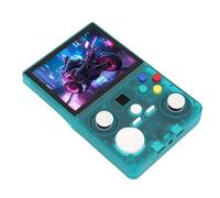 Zunate Handheld Game Console HD Screen WiFi Open Source Dual Joystick for Home and Travel ABS Black Portable Retro Video Game Console for System (64G)