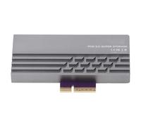 Zunate High Compatibility PCIe 5.0 to M.2 SSD Adapter Card Advanced Cooling for B+M Key Drives Mac OS X Plug and Play