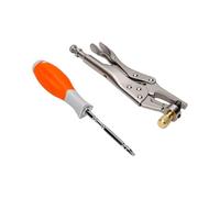 Zunate HVAC Refrigeration Tube Locking Plier | 1/4 Inch SAE Interface for AC Line Piercing and Coolant Recovery