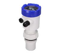Zunate Industrial Ultrasonic Level Meter 0-5M LCD Display 4-20mA Output Digital Water Level Sensor, IP65 ABS for Tank, Sump, Pump Station Monitoring