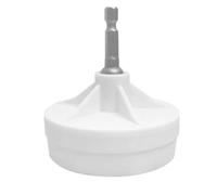 Zunate Knitting Machine Bit Adapter for Electric Drill, Quick Automatic Crochet Machine Attachment for 22 40 48 Needle Circular Knitting Machines, Snap On Electric Drill (White)