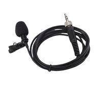 Zunate Lavalier Microphone, Omnidirectional Condenser Mic with Solid Metal Collar Clamp for EW100 EW300 EW500 G1 G3 Wireless System, Broadcasting Studio Recording