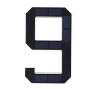 Zunate LED House Number Solar Powered Backlit Illuminated Address Number Light Up for Home Store