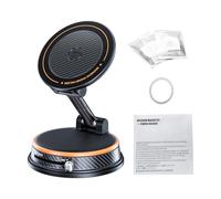 Zunate Magnetic Car Phone Holder, Strong Twist Lock 360° Adjustable Mount, Vacuum Suction Dashboard Phone Mount for iPhone 16 Pro Max, 17, 15 Promax Gym Office