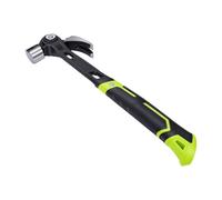 Zunate Magnetic Nail Starter Hammer with Adjustable Nail Puller Anti Slip Claw for Woodworking Construction Framing, High Carbon Steel, Ergonomic Rubber Grip, Heavy Duty Extraction