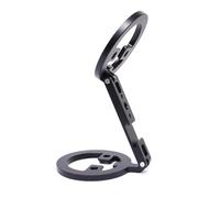 Zunate Magnetic Phone Stand, Dual Axis Travel Phone Magnetic Holder Adjustable Foldable Holder with 1/4 Screw Hole for Tripod Accessories Live Streaming Video Calls