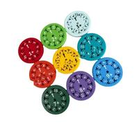 Zunate Math Fidget Toy, 9Pcs | Arithmetic Practice Whirligig for Kids Classroom (Addition)