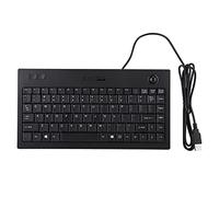 Zunate MC 9712 Mini Wired USB Keyboard Anti-Slip Black Keyboard Easy-to-Use Plug and Play for Office Gamers 88 Keys 30x15.8x2cm
