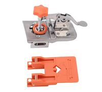 Zunate Metal Concealed Hinge Jig Durable Hole Drilling Locator for Wardrobe Cupboard Soft Close Hinges Installation Stainless Steel Plastic for DIY Enthusiasts