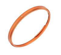 Zunate Metal Decorate Ring, Aluminum Alloy Camera Lens Decoration Ring Cap for GR4, with Scratchproof Design and Vibrant Orange Color