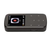 Zunate Mini Bluetooth MP3 Player 32GB | HiFi Sound Touch Control Sports Music Player with Back Clip, FM Radio, Voice Recorder, E Book Reading, Pedometer for Outdoor Gym Running (64GB)