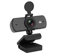 Zunate Mini USB Webcam, 2K Full HD Mini Webcam with Microphone, Support 4 Million HD Pixels and 360 Degree Rotation, for Video Conference Live Net Class, for PC Computer Laptop (pc-05)