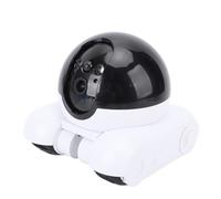 Zunate Movable Pet Camera with Wheels, 2MP 1080P Double Lens Indoor Security Camera, 5200mAh Battery, APP Remote Control, 2 Way Talk, One Key Follow, WiFi Wireless for Cats Dogs