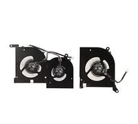 Zunate MSI GS66 Cooling Fan, 4Pin Replacement, CPU & GPU Fan, Aluminium Alloy & ABS, 5V, 5W, For MSI Laptops