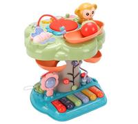 Zunate Musical Tree House Baby Toy, Interactive Educational Musical Learning Toy for Toddlers, Plastic, Approx. 22.5x21.5x28cm, 1 Unit