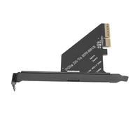 Zunate PCIe 4.0 X4 to Oculink Adapter Card, SFF-8612 SFF-8611 External GPU SSD EGPU Enclosure with PCIe 4.0 16GT/s for 3 4 USB4