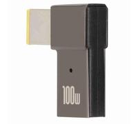 Zunate PD 100W USB C to Rectangle Slim Tip Adapter | 5A Charge Converter for Laptop Input Connector