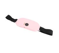 Zunate Pink Electric Waist Heating Pad with Vibration Modes, Portable USB Rechargeable Warming Waist Belt for Muscle Relaxation, Back Pain Relief, Home Office Use, for Women