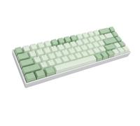 Zunate Portable 60% Mechanical Gaming Keyboard with RGB Backlight, Red Switch, Tri Mode BT5.0/Type C Wired/2.4GHz Wireless 60 Percent Keyboard for Laptop PC, Green