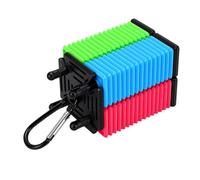 Zunate Portable Gomoku Chess Travel Game for Backpack Hanging, Interactive Strategy Board Game Set with ABS Tiles, Family Friendly Entertainment for Ages 8+