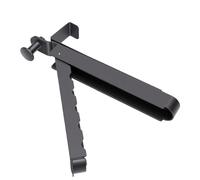 Zunate Portable Over Door Drying Rack Foldable Clothes Hanger for Indoor Laundry, Space Saving Aluminum Alloy Travel Coat Hook with Retractable Rod for Small Room, Towel (Space Grey)