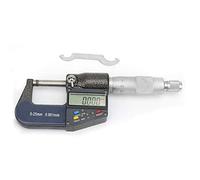 Zunate Precision Digital Micrometer 0-25mm 0.001mm | Outside Electronic Thickness Gauge Micrometer with Wrench Set Large LCD Display