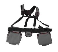 Zunate Professional Tool Belt, Adjustable Oxford Fabric Electrician Tool Pouch with Comfortable Shoulder Straps, Construction Belt Organizer with Multiple Pockets, Lightweight Work