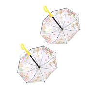 Zunate Pull Out Water Spraying Umbrella Pressure Prevention Portable Practical Young People Interactive Toys 2Pcs (Deer)