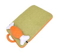 Zunate Rattan Pet Bed Mat Detachable Breathable Cooling Mat for Summer, Large Dog Cat Cooling Pad Washable, Multifunctional Floor Bed Crate Liner for Home Travel