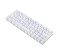 Zunate READSON WL64 Mechanical Keyboard, 64 Keys wireless 2.4G/ 3.0 5.0/Type C Wired Compact PC Keyboard with White Background Light for/HarmonyOS//IOS etc. Brown Switch
