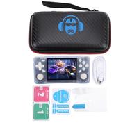 Zunate Retro Handheld Game Console, 3.5 Inch HD Screen Portable Gaming Player with RK3326 64bit Chip, for MAME N64 DC GBC SFC Emulators (Blue)