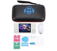 Zunate Retro Handheld Game Console, 3.5 Inch HD Screen Portable Gaming Player with RK3326 64bit Chip, for MAME N64 DC GBC SFC Emulators (White)