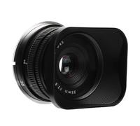 Zunate RF Mount 35mm Full Frame F2.5 Large Aperture Manual Focus Mirrorless Camera Lens with Lens Hood Front Rear Caps, for RP R5 R6 R7 Camera