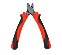 Zunate Rust Proof Saltwater Fishing Crimping Tool, 6.3 Inch Heavy Duty 6 Teeth Jaw Pliers for Repairs, TPR Handle Comfort Grip Steel Crimper, Split Ring & Sleeve Crimp, 1-3mm Round