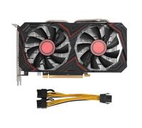 Zunate RX580 8GB GDDR5 Graphics Card, 256Bit PCI Express Gaming Video Card with Dual Cooling Fan, HDMI, DVI, VGA, for Windows, for Linux, for FreeBSD X86, Support for DirectX 11