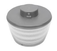 Zunate Salad Spinner Large Capacity Vegetable Cleaner Dryer USB Rechargeable for Food Enthusiasts (Grey)