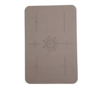 Zunate Sewing Machine Vibration Dampening Mat | PU Rubber Pad to Stop Slipping & Movement (Dark Brown)