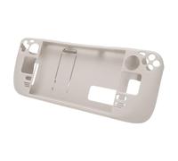 Zunate Shockproof Case For Steam Deck With Kickstand | Fingerprint Proof Protective Cover Hands Free Stand Accessory (White)