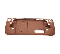 Zunate Shockproof Case For Steam Deck With Kickstand | Fingerprint Proof Protective Cover Hands Free Stand Accessory (Coffee Brown)