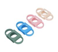 Zunate Silicone Baby Bottle Handles 4PCS | Flexible Easy Grip Anti Slip for Infants, Compatible with 8oz Narrow & Wide Cup