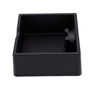 Zunate Silicone Coffee Knock Box 1.5L Large Capacity Dump Bin with Slip Proof Base, Noise Reduction, Shock Absorbent, Multiple Functional Stand for Home and Commercial Use (Black)