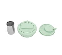 Zunate Silicone Green Splash Proof 40OZ Replacement Lid Leakproof Foldable Cup Lid for Outdoor Adventures