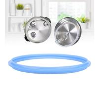 Zunate Silicone Sealing Ring for 5/6 Qt Pressure Cooker, Replacement Seal Ring Accessory, Dishwasher Safe, BPA Free, Food Grade Silicone Gasket, Easy to Install, White (8Qt Blue)